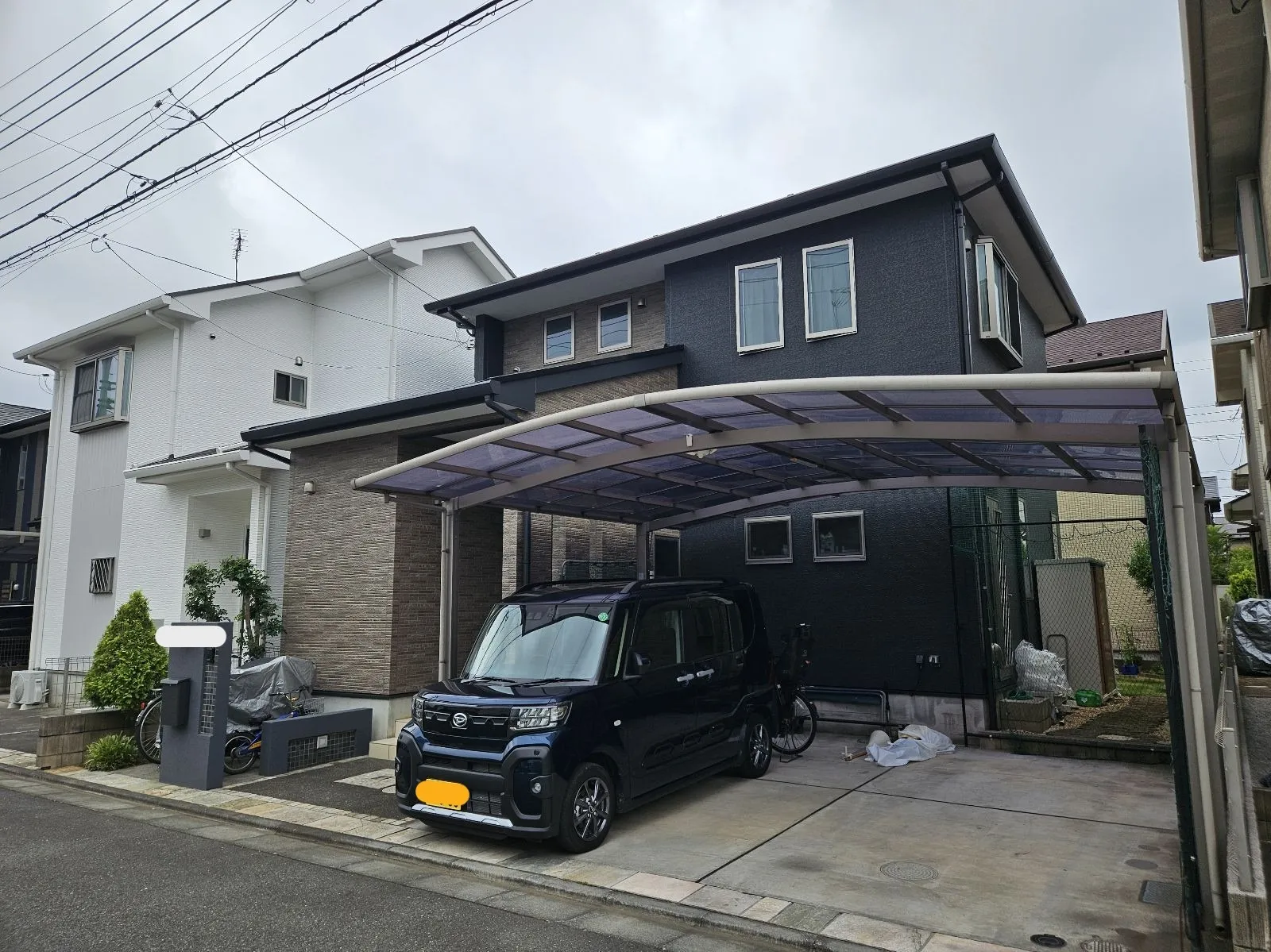 所沢市北中の屋根・外壁塗装工事施工事例